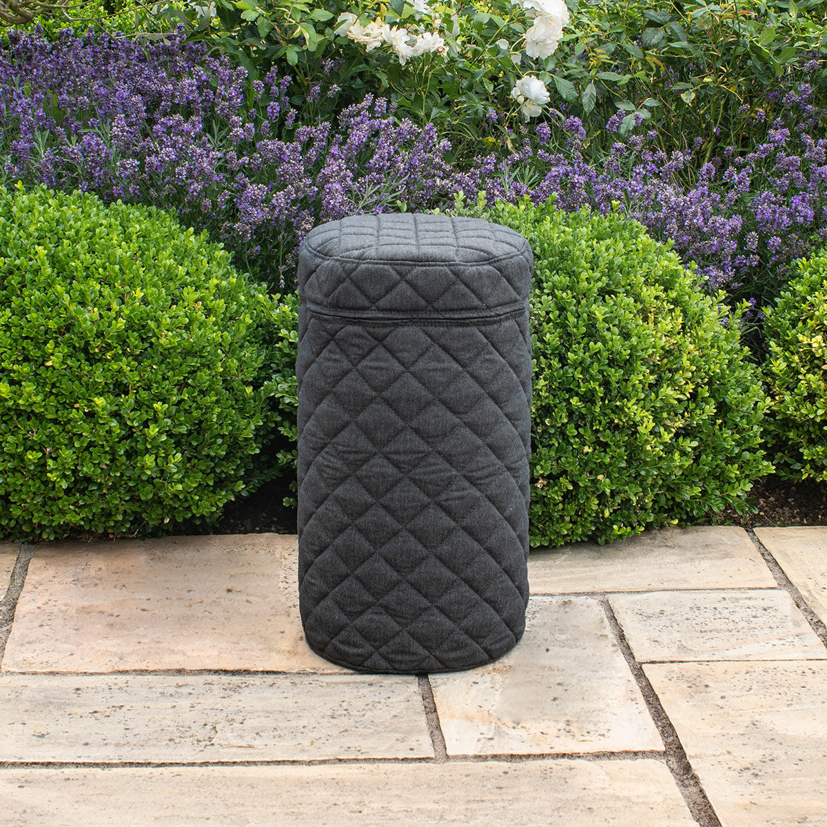 Maze Charcoal Black Fabric 10KG Gas Bottle Cover